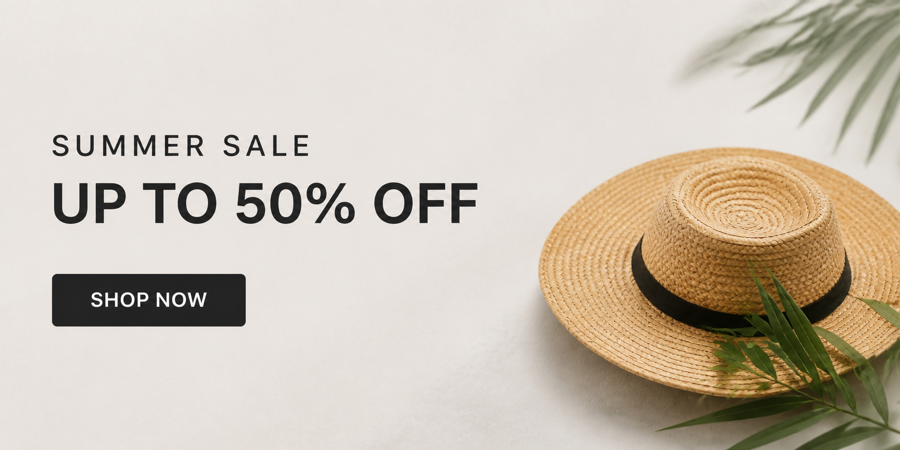 Summer Sale banner deliverable preview